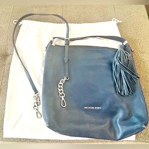 Michael Kors Crossbody Blue Bag (Authentic)